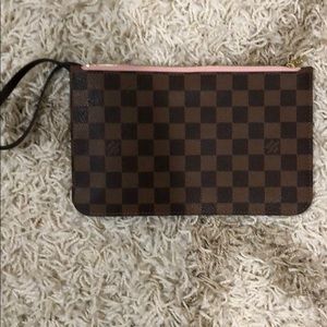 Authentic Louis Vuitton clutch from neverfull bag